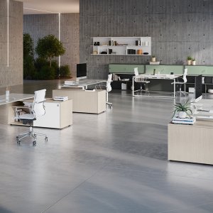 Sostegno ad anello chiuso della scrivania Loft