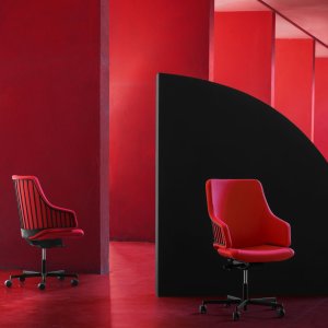 Sala riunioni con sedute Italia e Meraviglia di Luxy