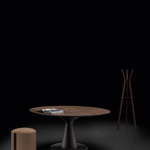 Tavolo riunione Metar da 280 cm con base in rovere