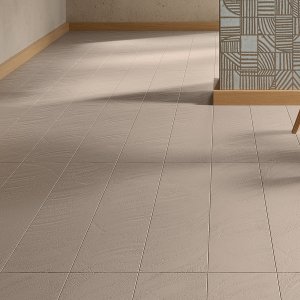 Parete doccia rivestita in Otto Mutina tinta Latte