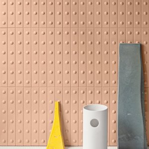 Punto Up Glossy Brun, listello lucido bruno craquelé di Mutina