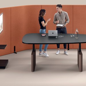 Bench Otto di Martex a quattro posti con screen arrotondati