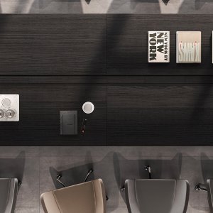 Mobile di servizio portante Ono con top secretaire chiudibile a chiave