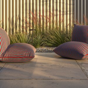 Tessuto Sunbrella sulla collezione Brezza di S•CAB