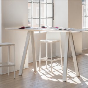 Arki-Table ARKW con gambe in massello impiallacciato di rovere
