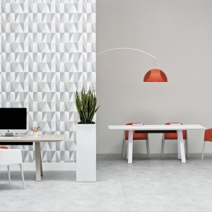 Workstation Arki-Table ARKW9 a quattro postazioni con pannelli divisori DSP