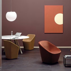 Postazione singola Arki-Table ADJ Desk con pannello fonoassorbente ARKS.20