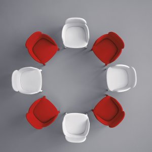 Pouf Ester 693, quarantadue centimetri di lato