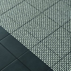 Tape Mutina pattern Mesh Blue in gres smaltato
