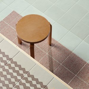 Tape Mutina pattern Cobble Blue in gres smaltato