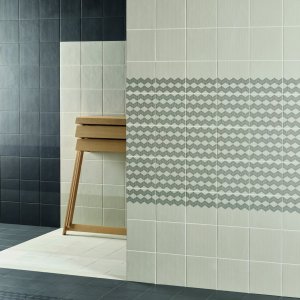 Tape Mutina pattern Mesh Green in gres smaltato