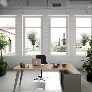 Postazioni operative Pigreco in un ufficio open space
