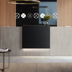 Moduli lineari e angolari del sistema Z2 Quadrifoglio visti di fronte