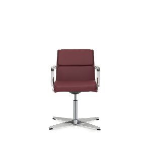Base Leggera a cinque razze in alluminio lucido su ruote di The Season