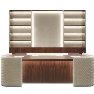 Pannello di cortesia con strisce led integrate