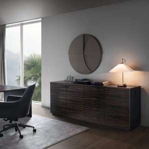 Piano da 3 centimetri di spessore in noce canaletto fiammato