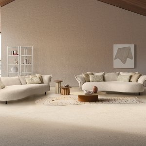 Versione senza bracci del divano lounge Nuvola