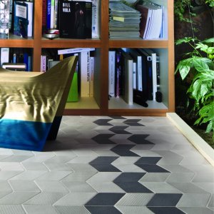 Texture a maglia del rombo Tex color Brown in luce radente