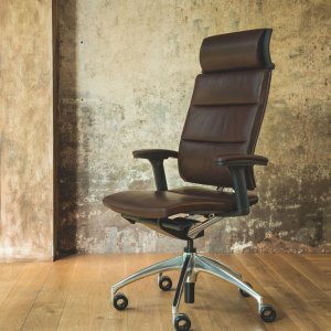 Poltroncina oscillante Open Up per sala riunioni