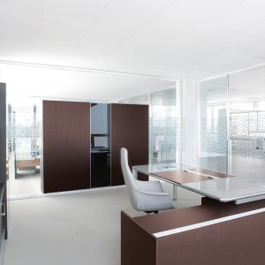 Pareti divisorie per ufficio www.60 di Archiutti con doppio vetro