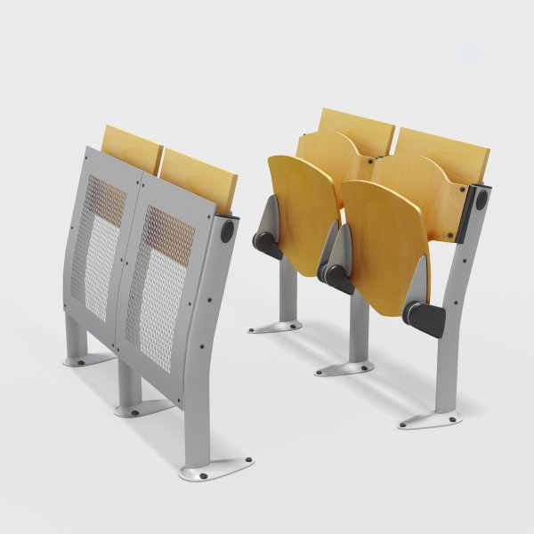 Auditorium con poltrone Ares Line in configurazione a platea