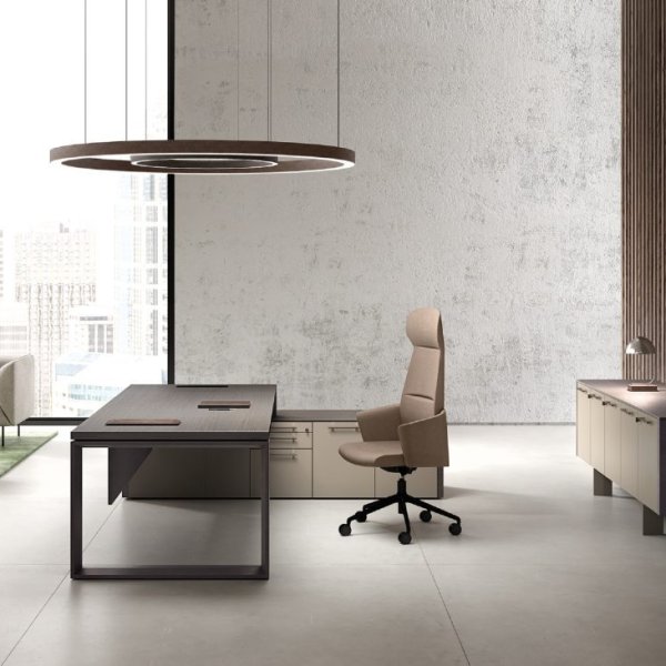 Ufficio direzionale con executive desk Bralco della collezione exe